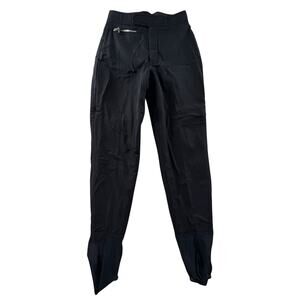 Bogner Tapered Stirrup Fleece Lined Ski Pants Womens 6 Black Snow Vintage